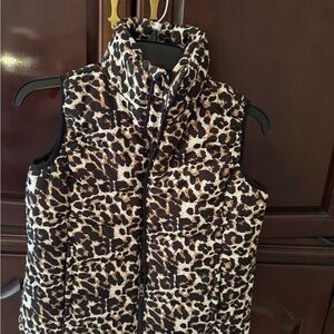 Cheetah Puffer Vest